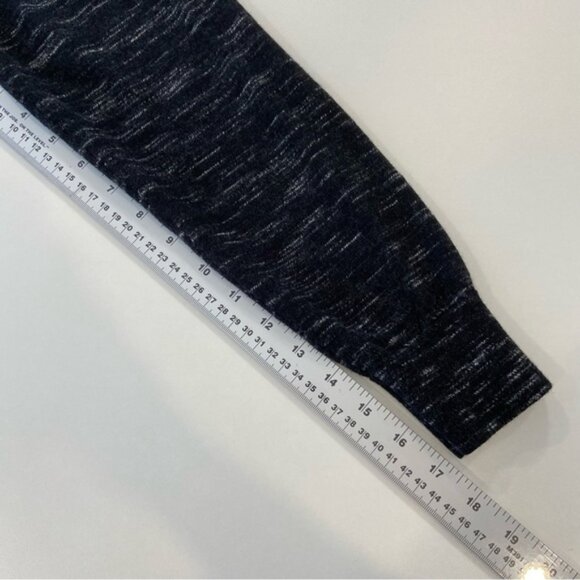 Club Monaco Ralph Lauren 100% merino wool sweater hood black white large unisex - Picture 13 of 14